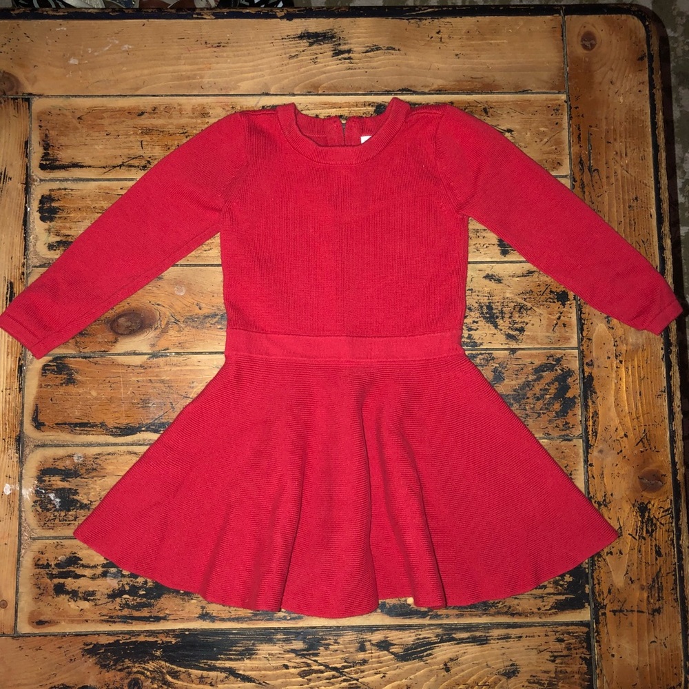 BG Red Sweater Dress 18-24M